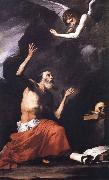 Jusepe de Ribera St.Ferome and the Angel oil on canvas